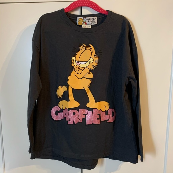 Nwt Kids Zara Garfield Graphic Long 